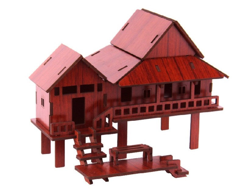 3D Building Model Kits, DIY House Puzzle Sets