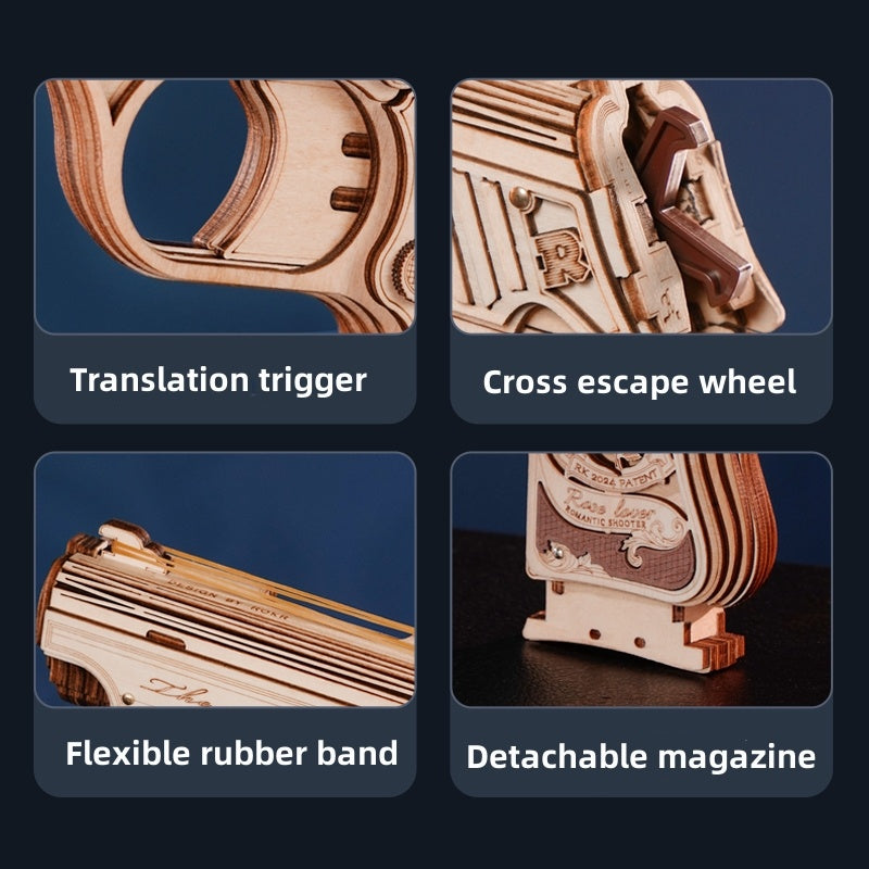 DIY Hideout Gun 3D Wooden Puzzle