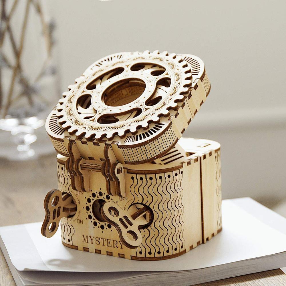 3D Wooden Puzzle – Password Keeper Box