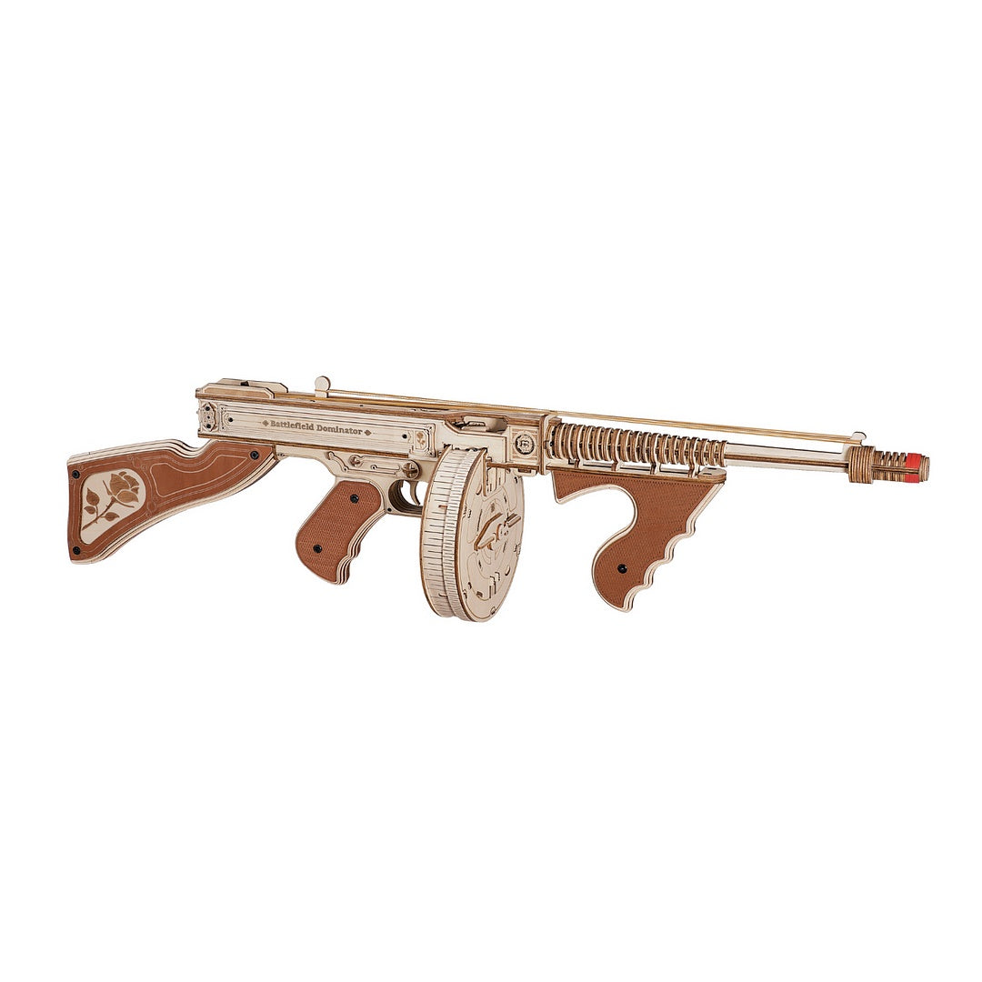 DIY Thompson Submachine Gun 3D Wooden Puzzle