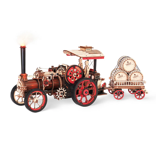 3D Wooden Puzzle Steam Engine