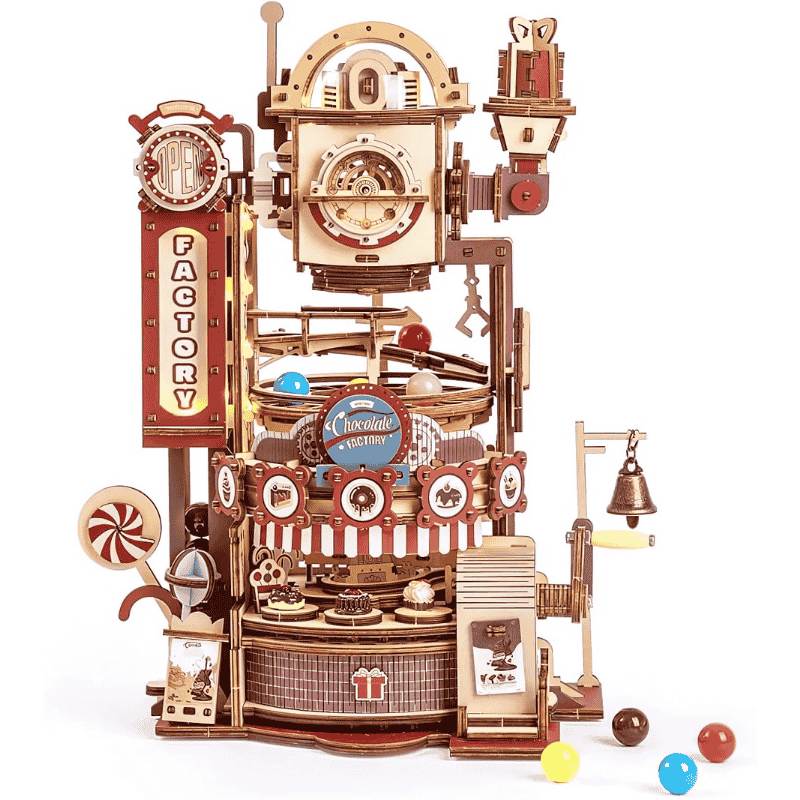 Chocolate Factory Marble Run 3D Wooden Puzzle