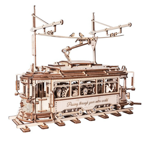 3D Wooden Puzzle Classic City Tram