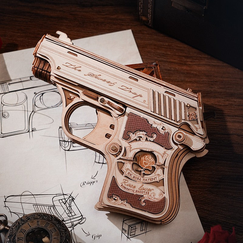 DIY Hideout Gun 3D Wooden Puzzle