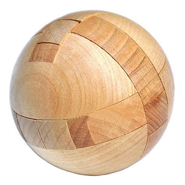 3D Wooden Puzzle Magic Sphere Brain Teaser for Adults