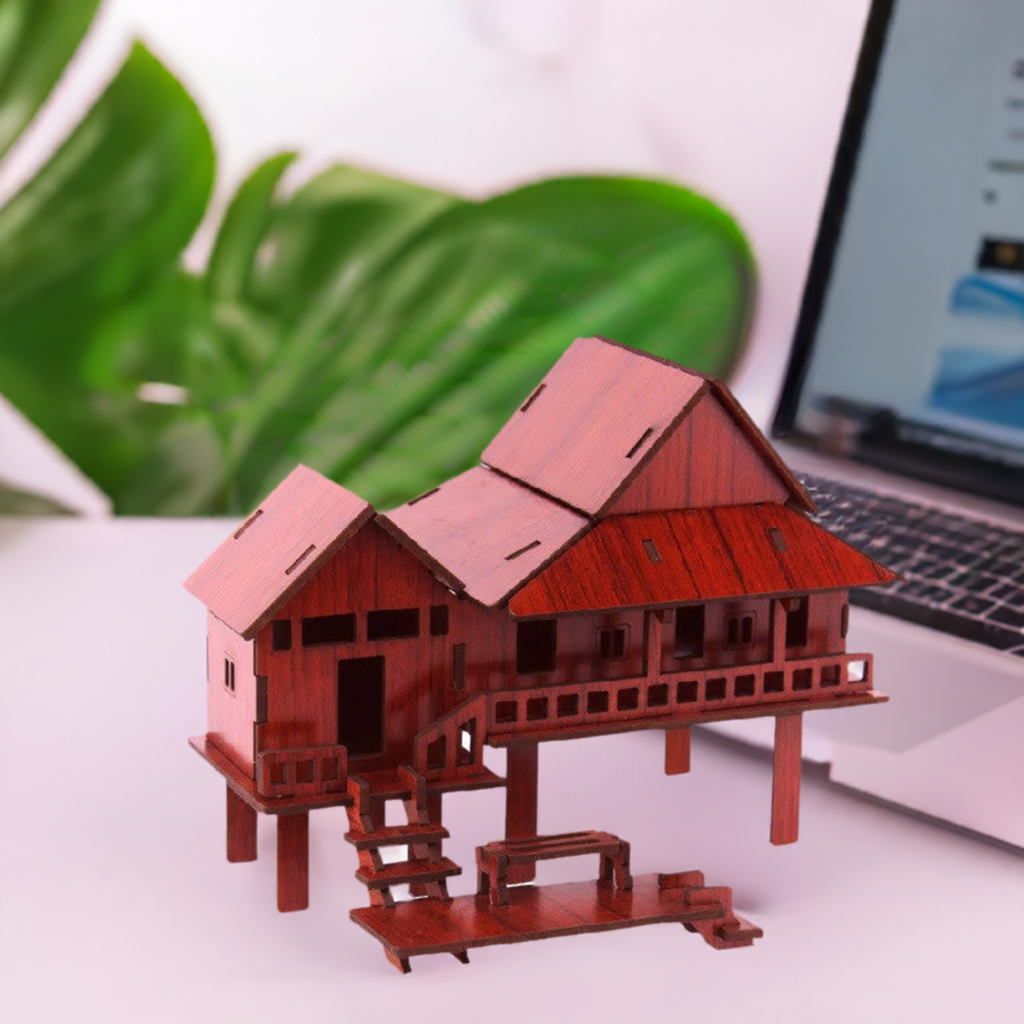 3D Building Model Kits, DIY House Puzzle Sets