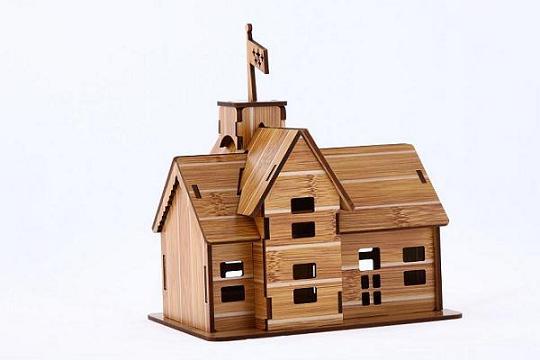 3D Building Model Kits, DIY House Puzzle Sets