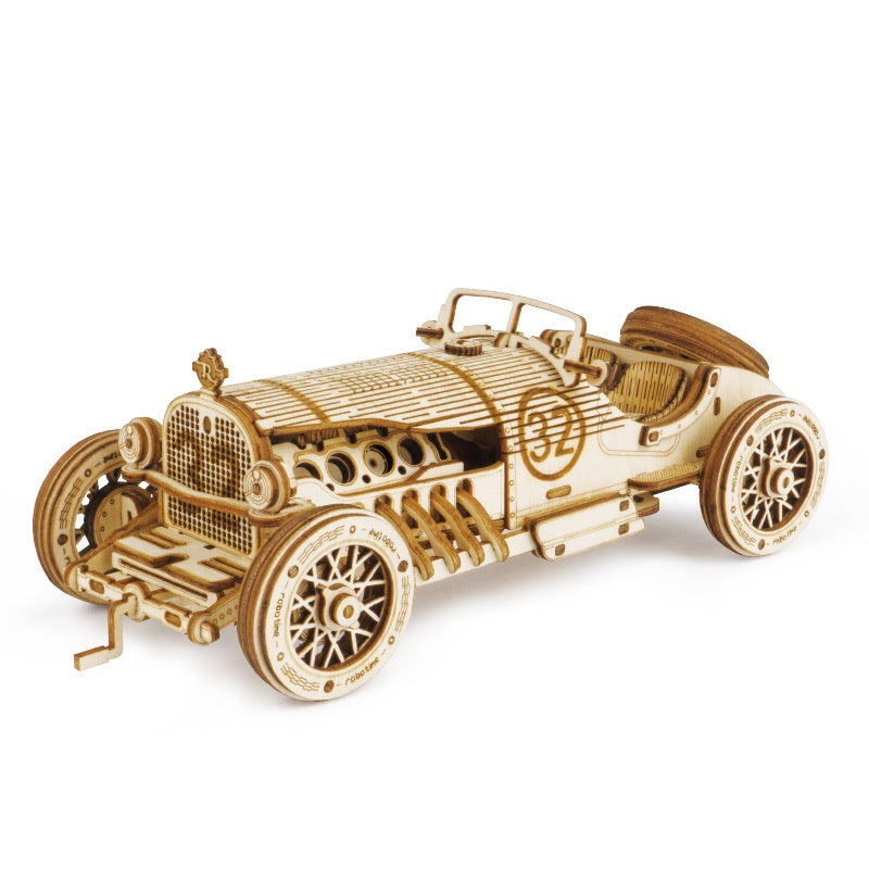 DIY 3D Wooden Challenging Assembled Car