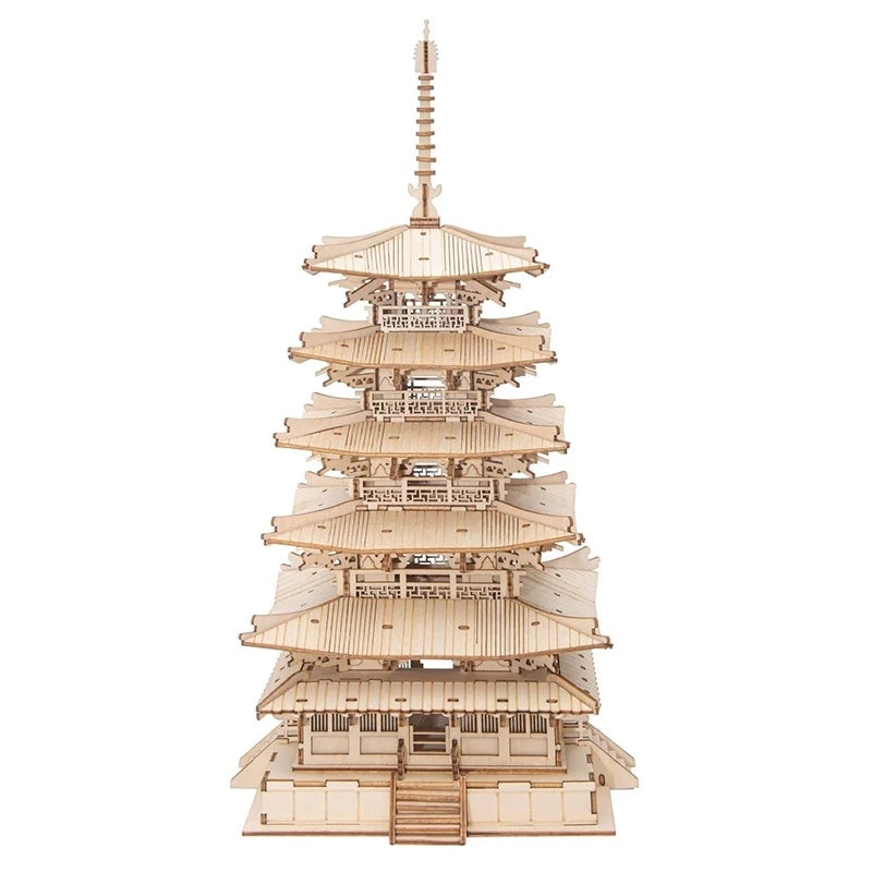 Five-Storied Pagoda 3D Wooden Puzzle