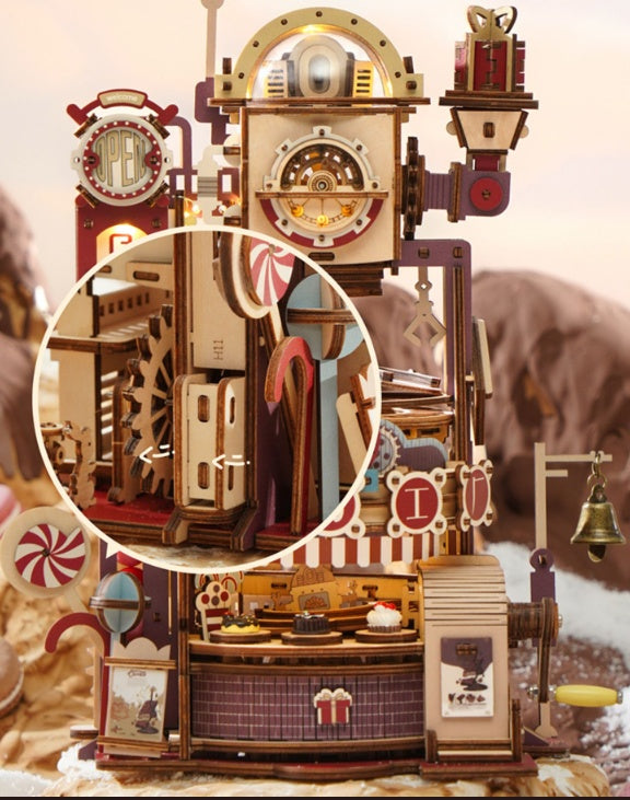 Chocolate Factory Marble Run 3D Wooden Puzzle