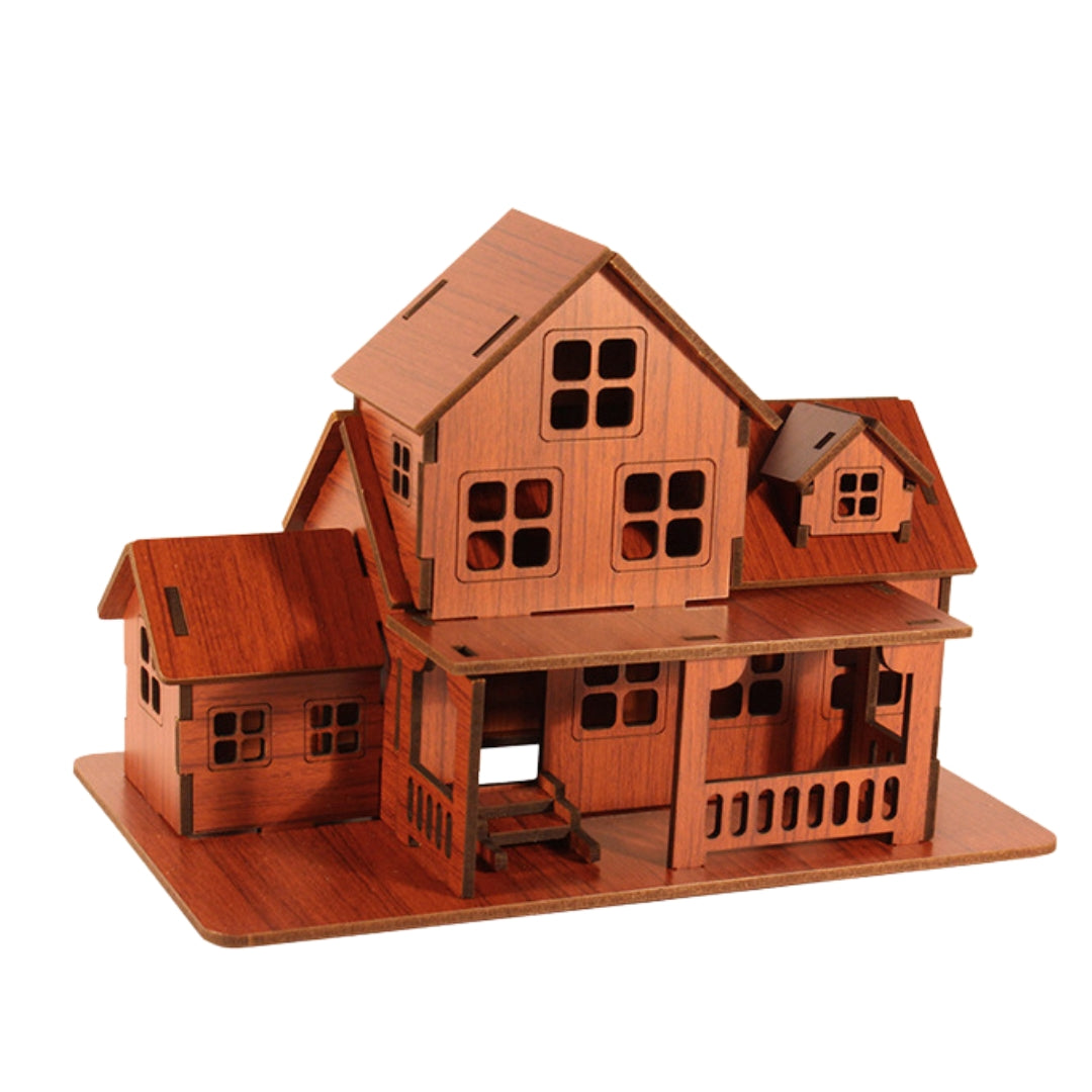 3D Building Model Kits, DIY House Puzzle Sets