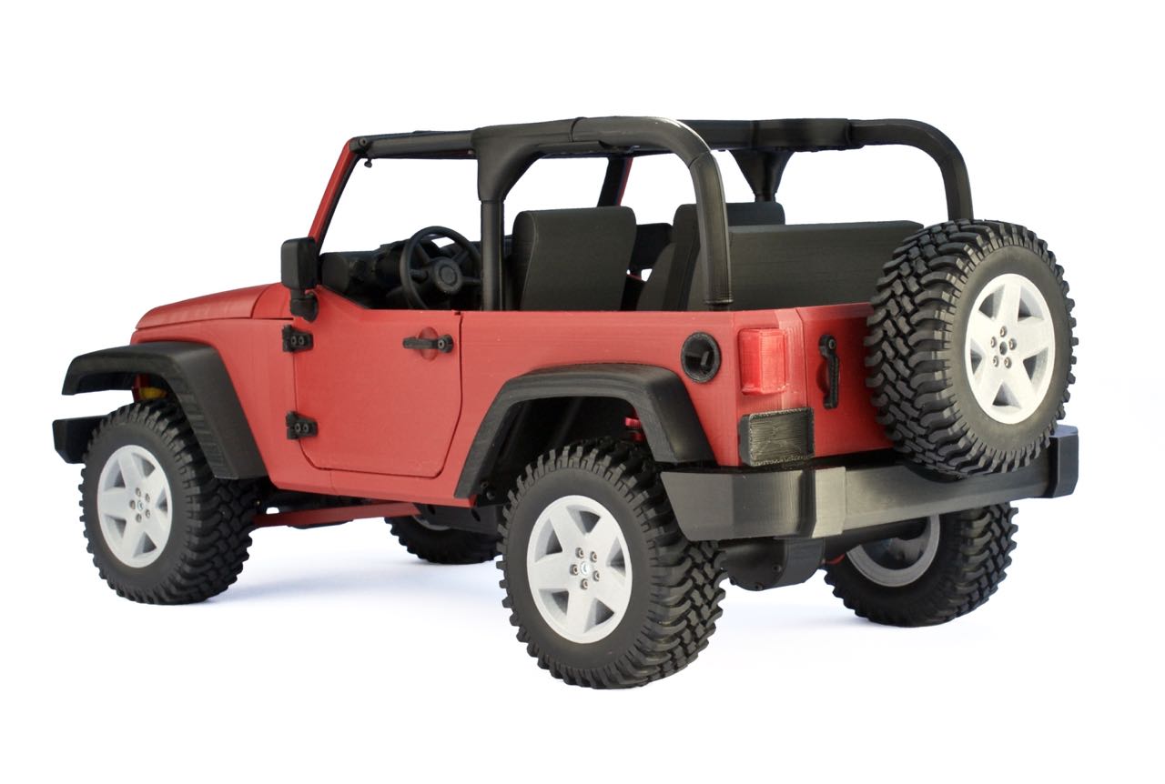 3D Printable RC 4×4 Rancher Jeep
