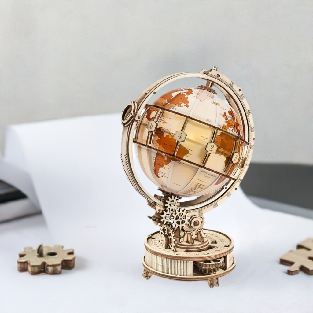 Luminous Globe 3D Wooden Puzzle