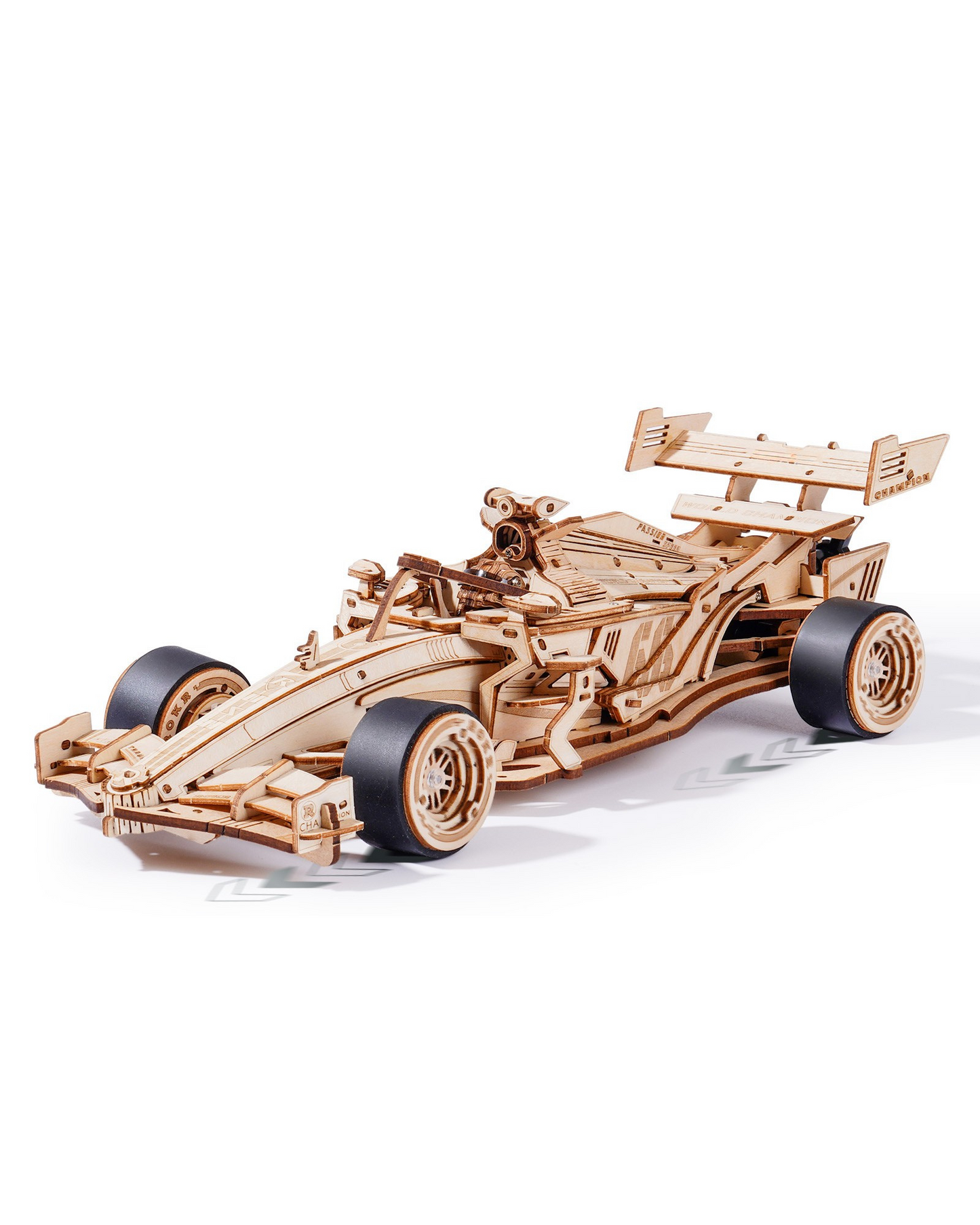3D Wooden Formula Racing Car Puzzle for Adults