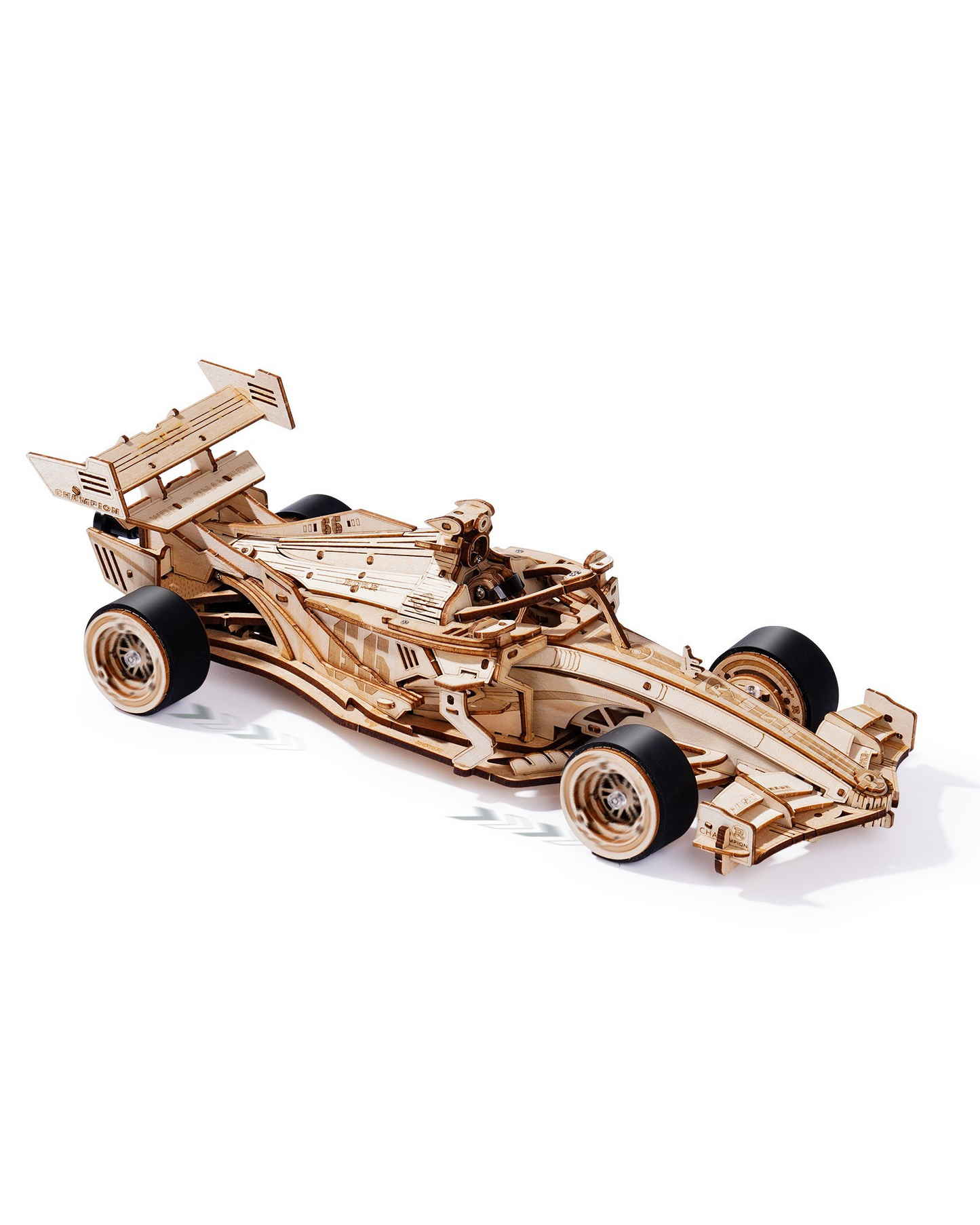 3D Wooden Formula Racing Car Puzzle for Adults