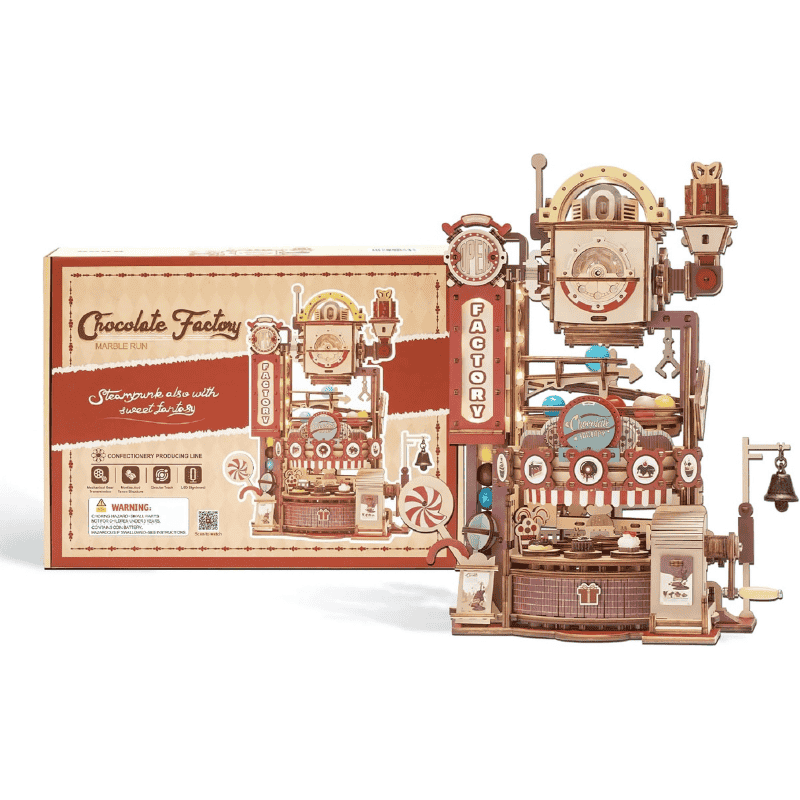 Chocolate Factory Marble Run 3D Wooden Puzzle