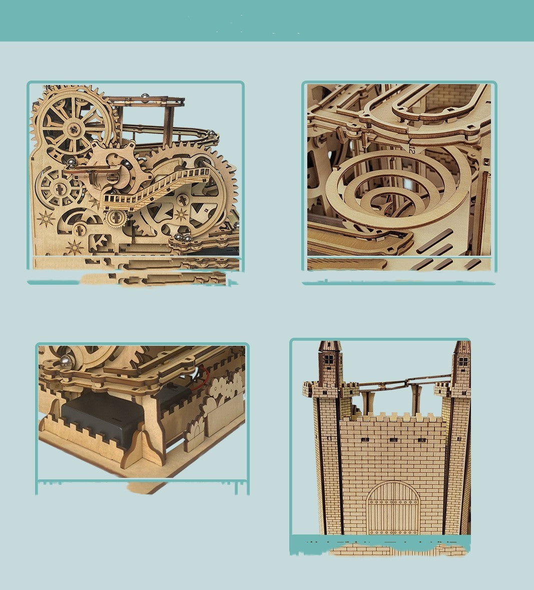 Castle Track Ball - Creative 3D Puzzle