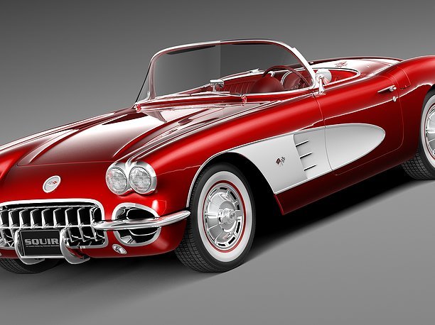 3D Printable Chevy Corvette William