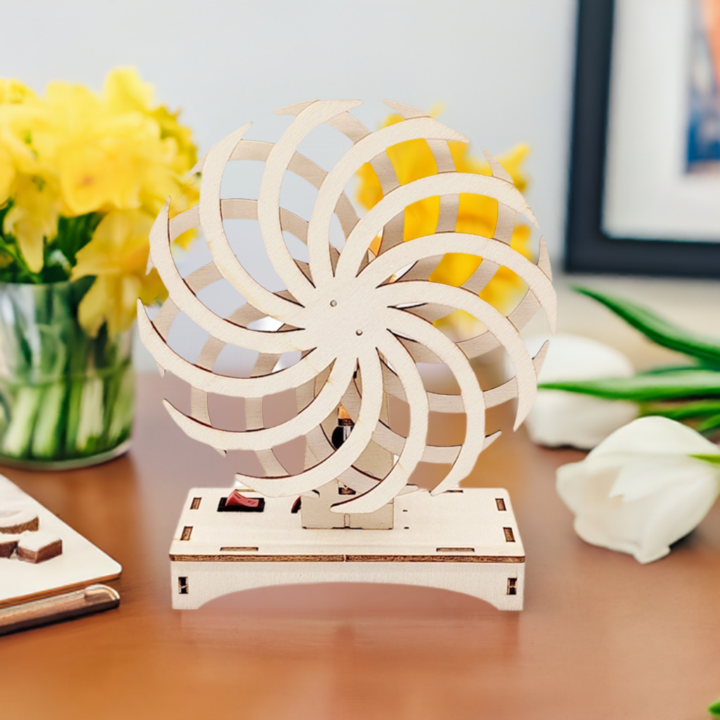 3D Wooden Windmill DIY Puzzle