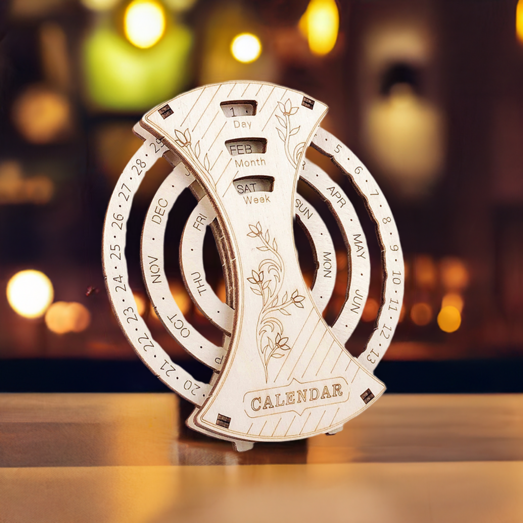 DIY Calendar 3D Wooden Puzzle