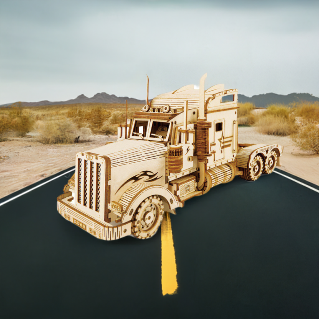 DIY 3D Wooden Challenging Assembled Truck