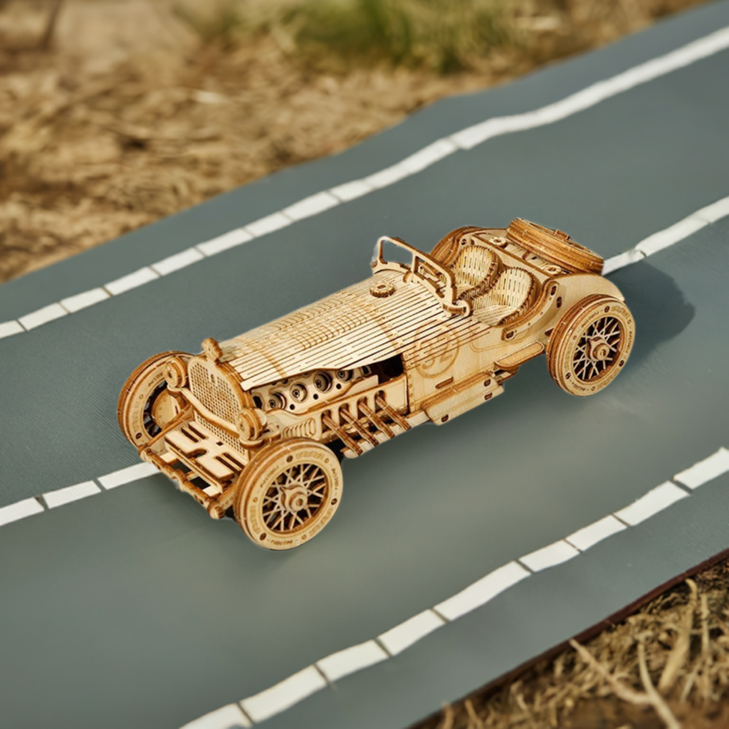 DIY 3D Wooden Challenging Assembled Car