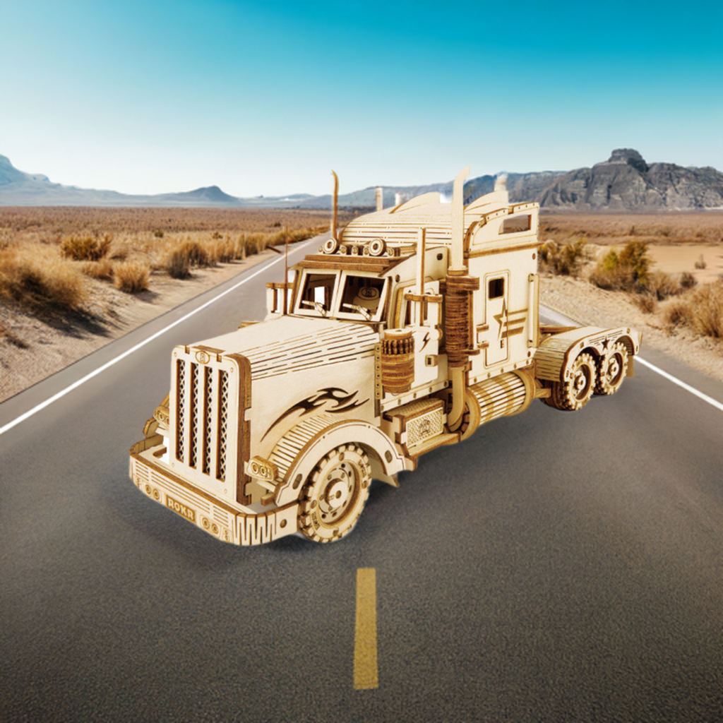 DIY 3D Wooden Challenging Assembled Truck