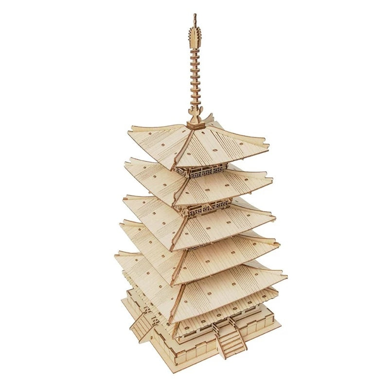 Five-Storied Pagoda 3D Wooden Puzzle