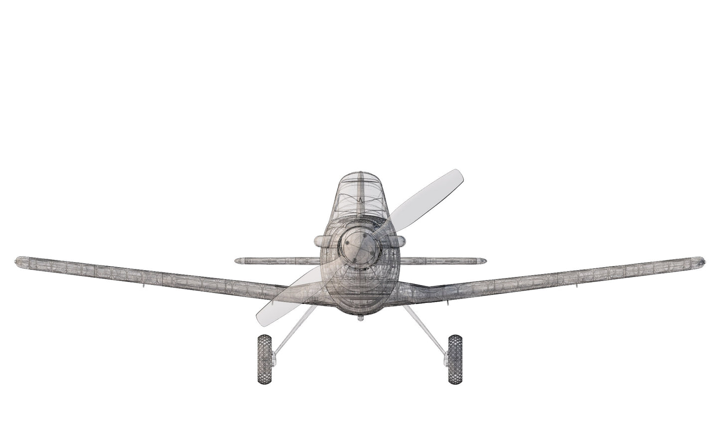 3D Printable Piper Pawnee Plane