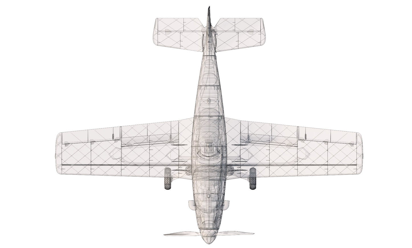 3D Printable Piper Pawnee Plane