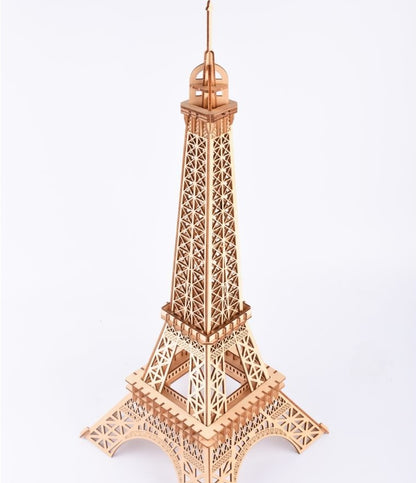 Large Paris Tower Wooden Model 3D Puzzle