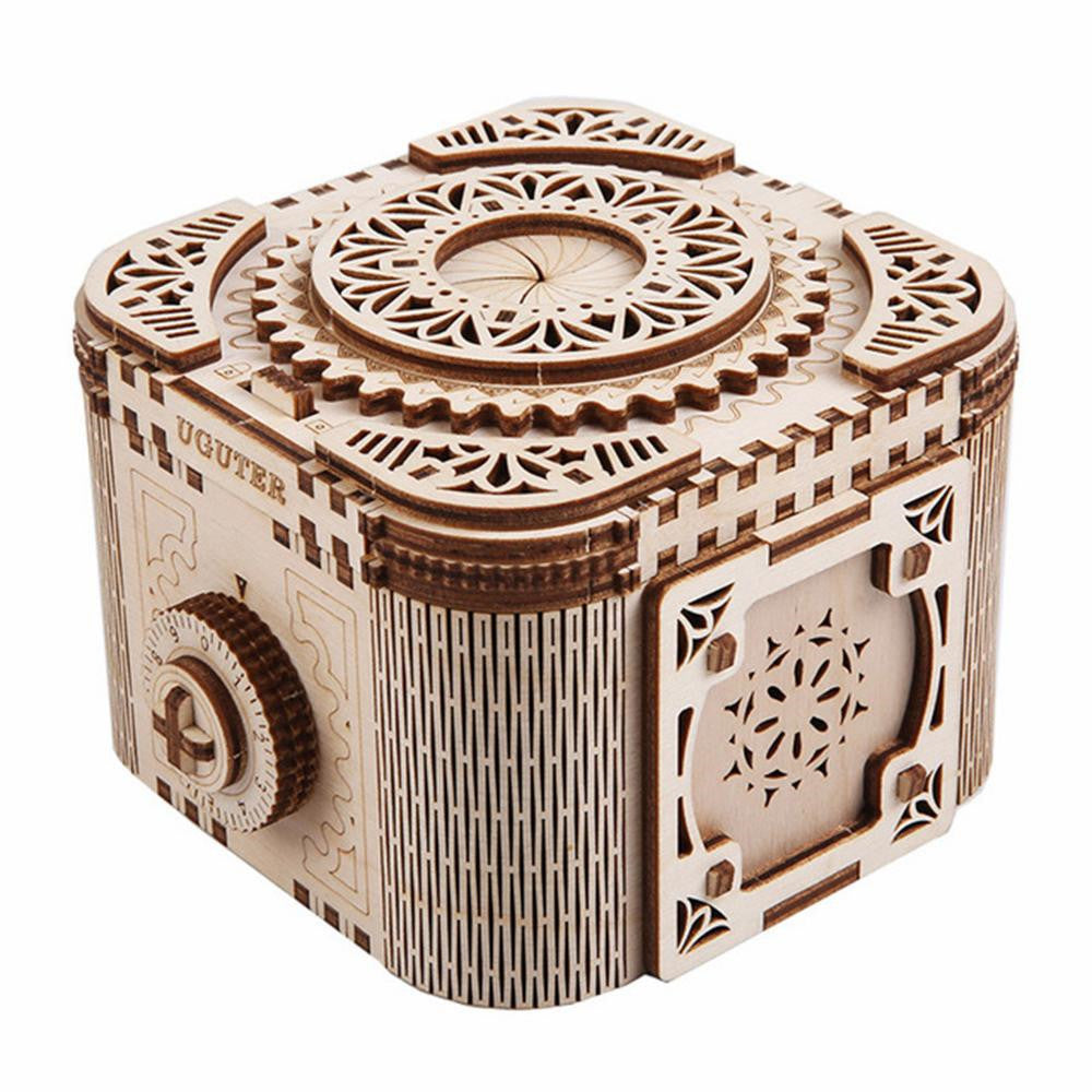 3d Wooden Puzzle, Password Storage Box