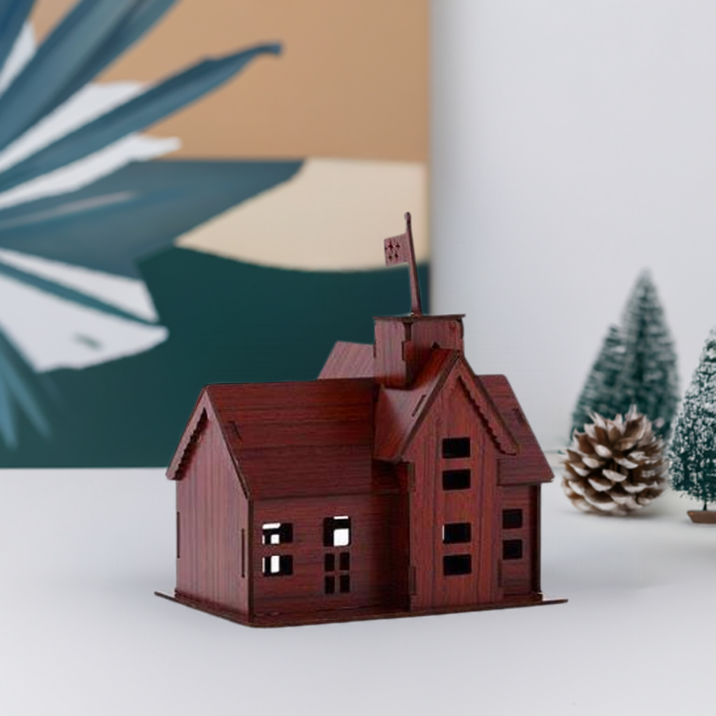 3D Building Model Kits, DIY House Puzzle Sets