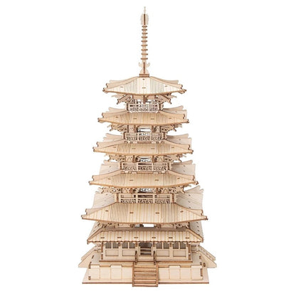 Five Storied Pagoda 3D Wooden Puzzle