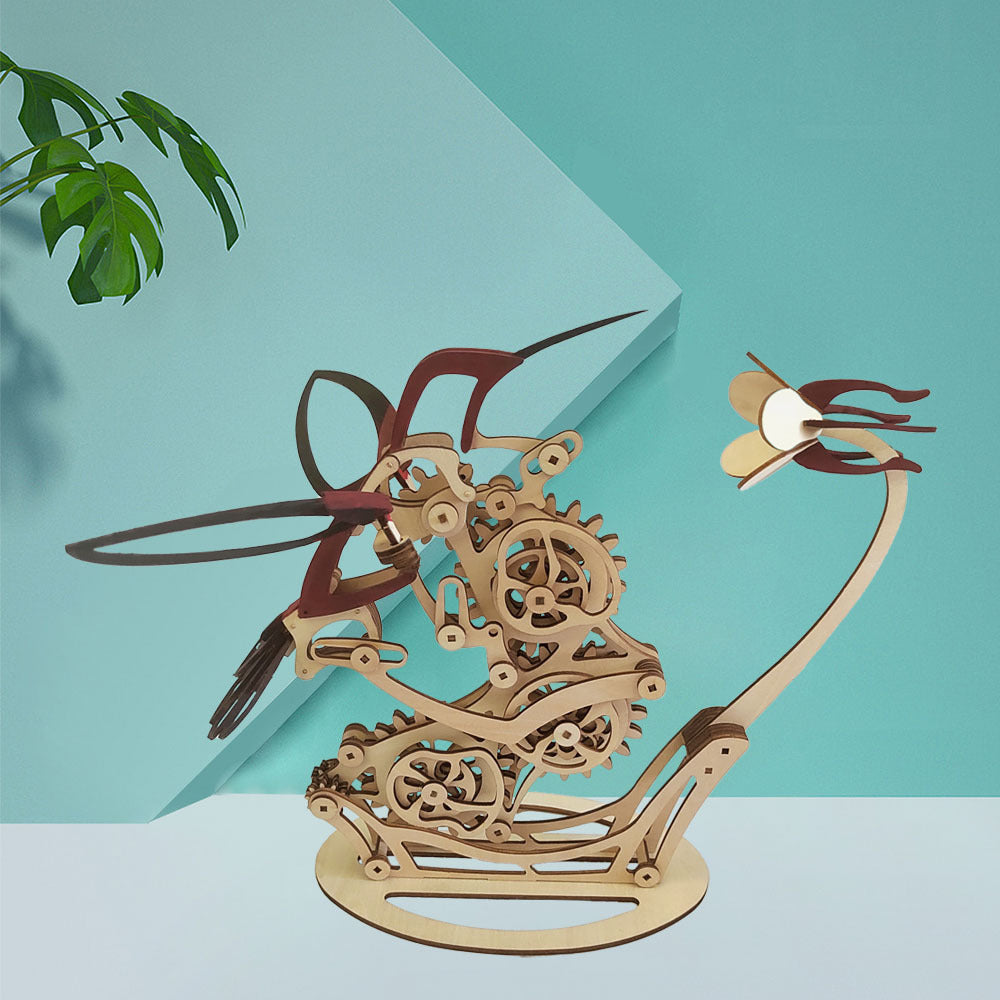 Mechanical Hummingbird 3D Stereo Wooden Puzzle