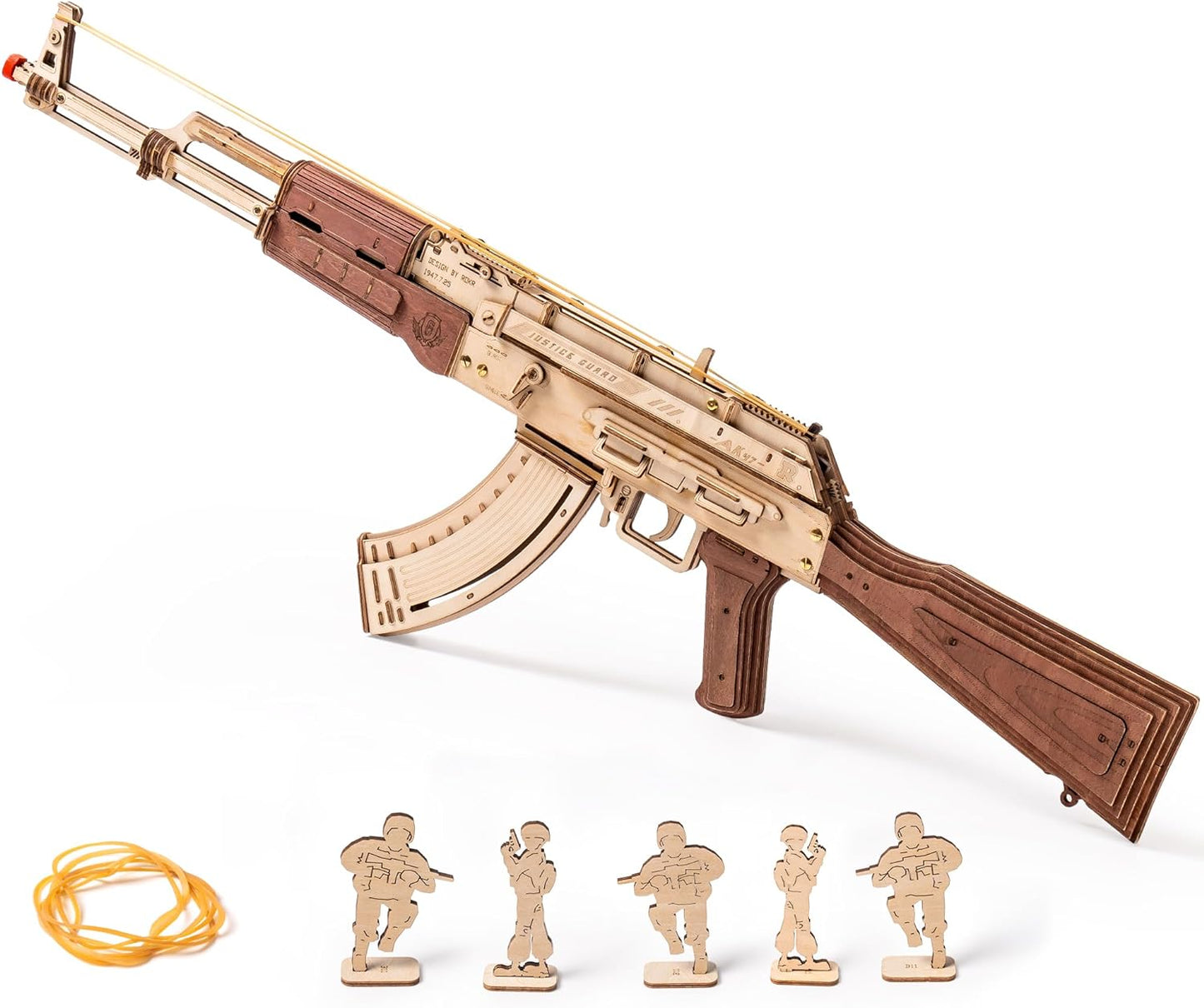 DIY Automatic Rifle AK47 3D Wooden Puzzle