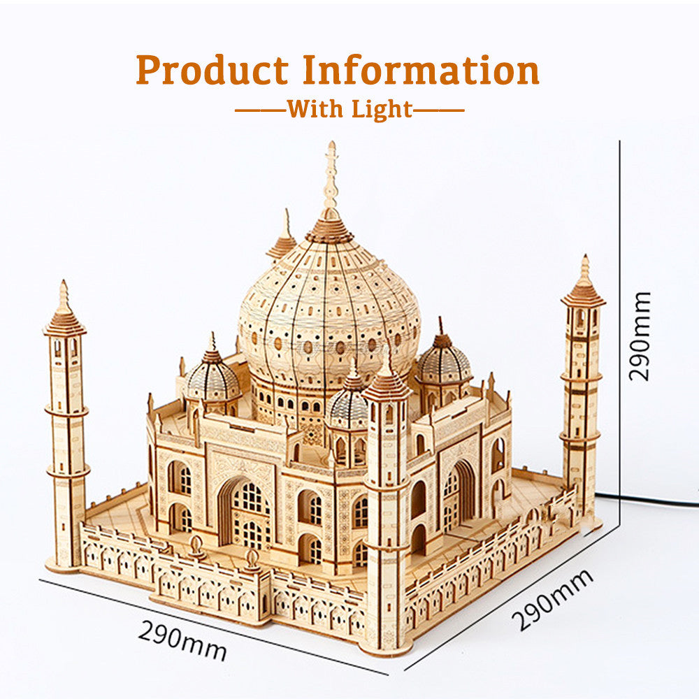 DIY Castle 3D Stereo Wooden Puzzle