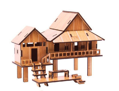 3D Building Models, DIY House Model Kits Puzzle