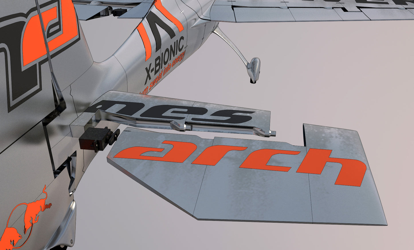 3D Printable Zivko EDGE 540 Hannes Arch Plane