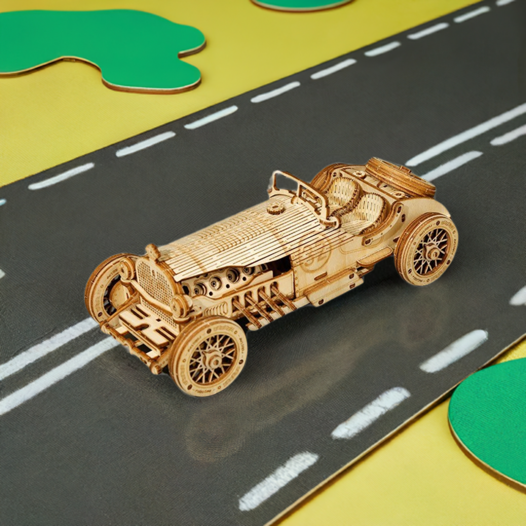 DIY 3D Wooden Difficult Assembled Car