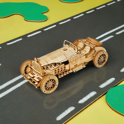 DIY 3D Wooden Difficult Assembled Car