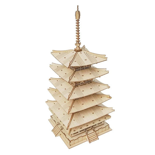 Five Storied Pagoda 3D Wooden Puzzle